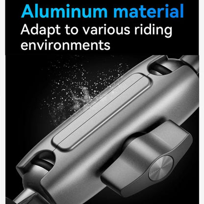 TELESIN Camera Double Clip Crab Clamp 360 Rotating Motorcycle Bicycle Handlebar Mount(Black) by TELESIN