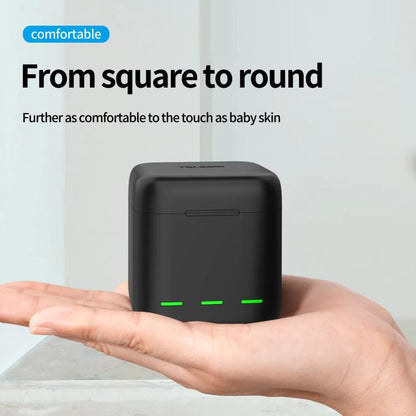 For GoPro HERO13 Black TELESIN 3 Slots Charging Case Compact Storage Box(Black) by TELESIN