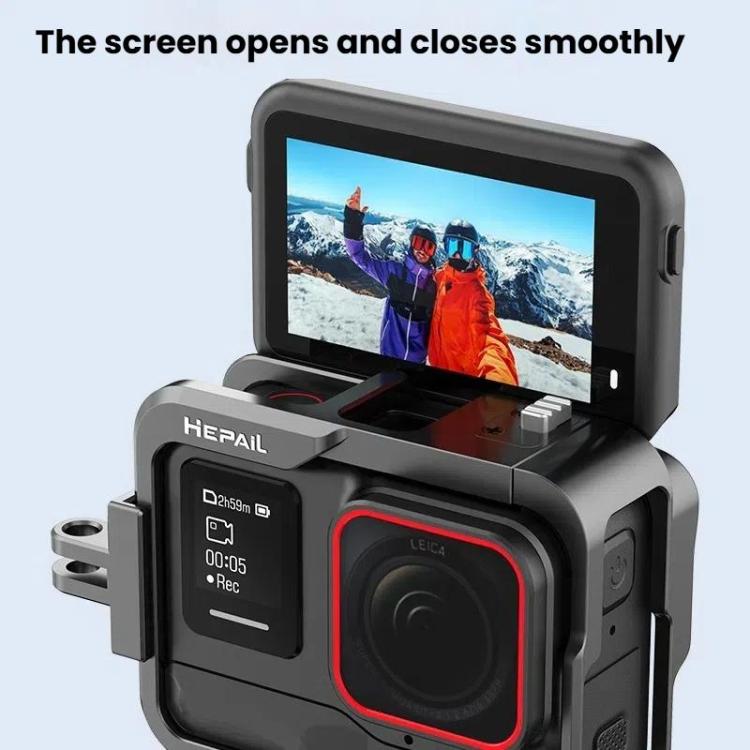 For Insta360 Ace HEPAIL AC-25 Metal Rabbit Cage Camera Frame Accessories by HEPAIL