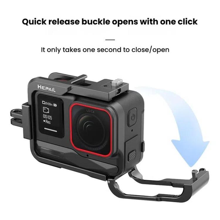 For Insta360 Ace HEPAIL AC-25 Metal Rabbit Cage Camera Frame Accessories by HEPAIL