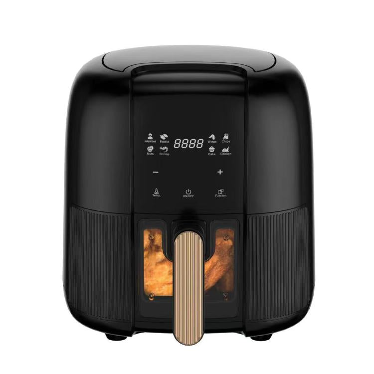 10L Large Capacity Air Fryer Multifunctional Electric Fryer French Fry Maker, EU Plug, Style: Touch-control Visible by bashfashion