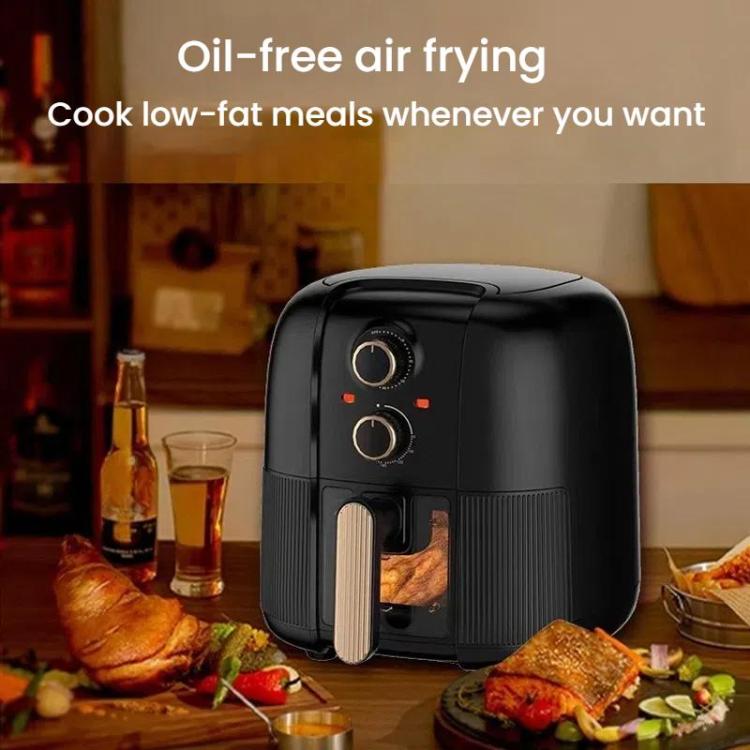 10L Large Capacity Air Fryer Multifunctional Electric Fryer French Fry Maker, EU Plug, Style: Touch-control Visible by bashfashion