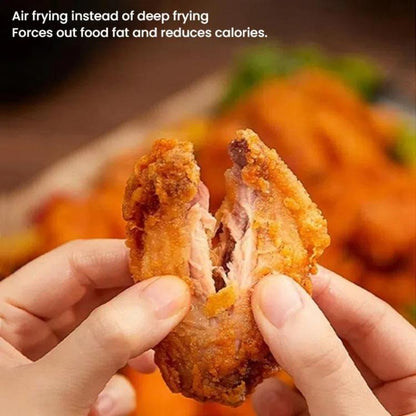 10L Large Capacity Air Fryer Multifunctional Electric Fryer French Fry Maker, EU Plug, Style: Touch-control Visible by bashfashion