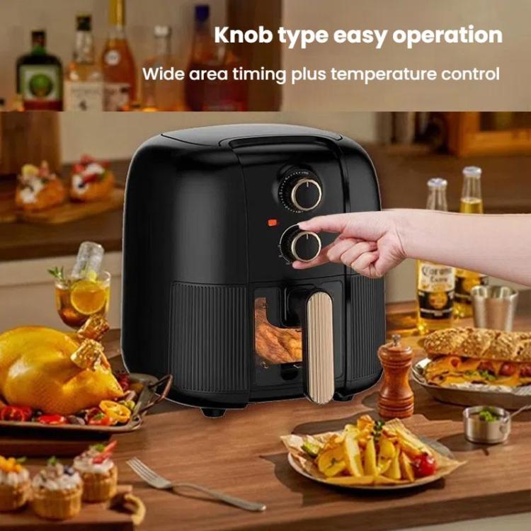 10L Large Capacity Air Fryer Multifunctional Electric Fryer French Fry Maker, EU Plug, Style: Touch-control Visible by bashfashion