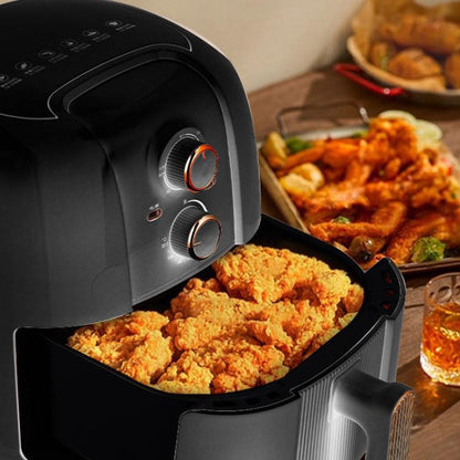 10L Large Capacity Air Fryer Multifunctional Electric Fryer French Fry Maker, EU Plug, Style: Touch-control Visible by bashfashion