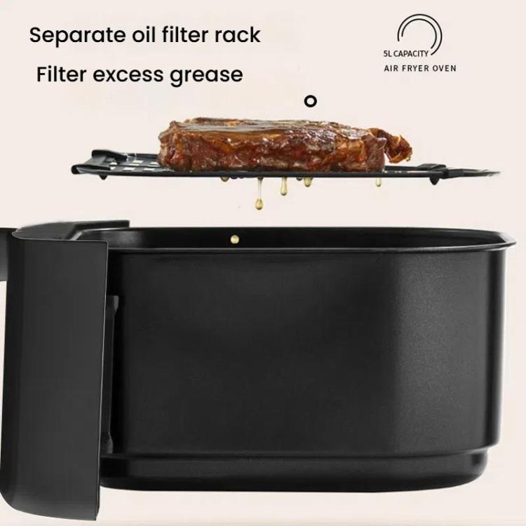 10L Large Capacity Air Fryer Multifunctional Electric Fryer French Fry Maker, EU Plug, Style: Dual-control Mechanical Non-visible by bashfashion