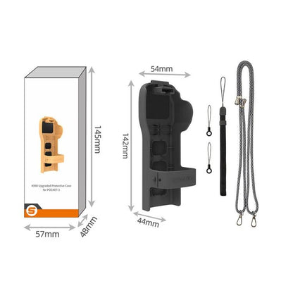 For DJI Osmo Pocket 3 Sunnylife OP3-K990 Protective Cover Body Filter Storage Top Cover Protective Case(Blue) by Sunnylife