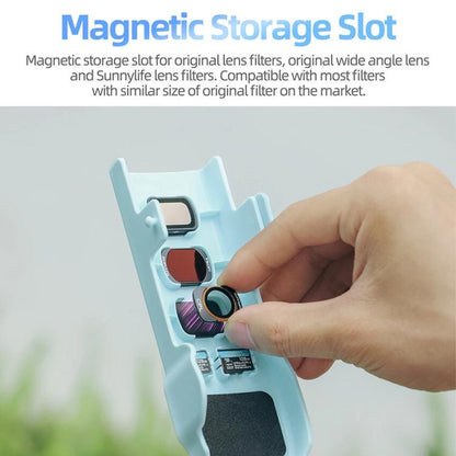 For DJI Osmo Pocket 3 Sunnylife OP3-K990 Protective Cover Body Filter Storage Top Cover Protective Case(Gray) by Sunnylife