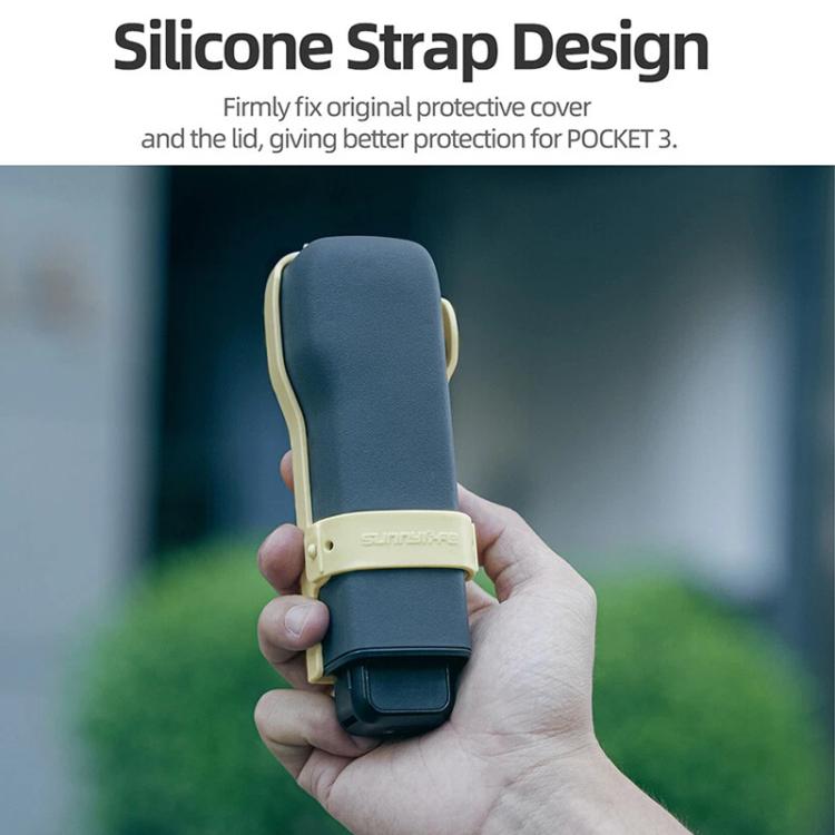 For DJI Osmo Pocket 3 Sunnylife OP3-K990 Protective Cover Body Filter Storage Top Cover Protective Case(Gray) by Sunnylife