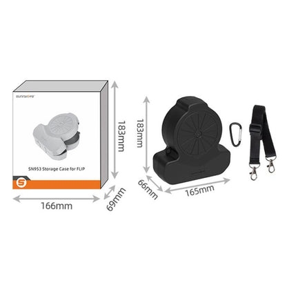 For DJI Flip Sunnylife FP-SN953 Storage Box Shockproof Crossbody Bag(Gray) by Sunnylife