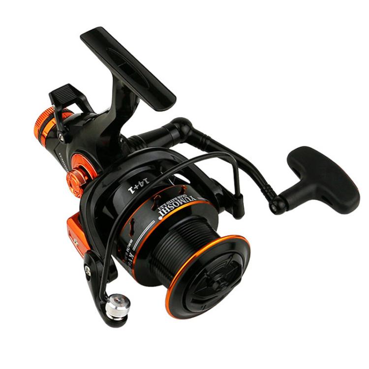 YUMOSHI KV3000 Dual Brake Long Cast Fishing Reel with Metal Spool 5.2:1 Gear Ratio by YUMOSHI
