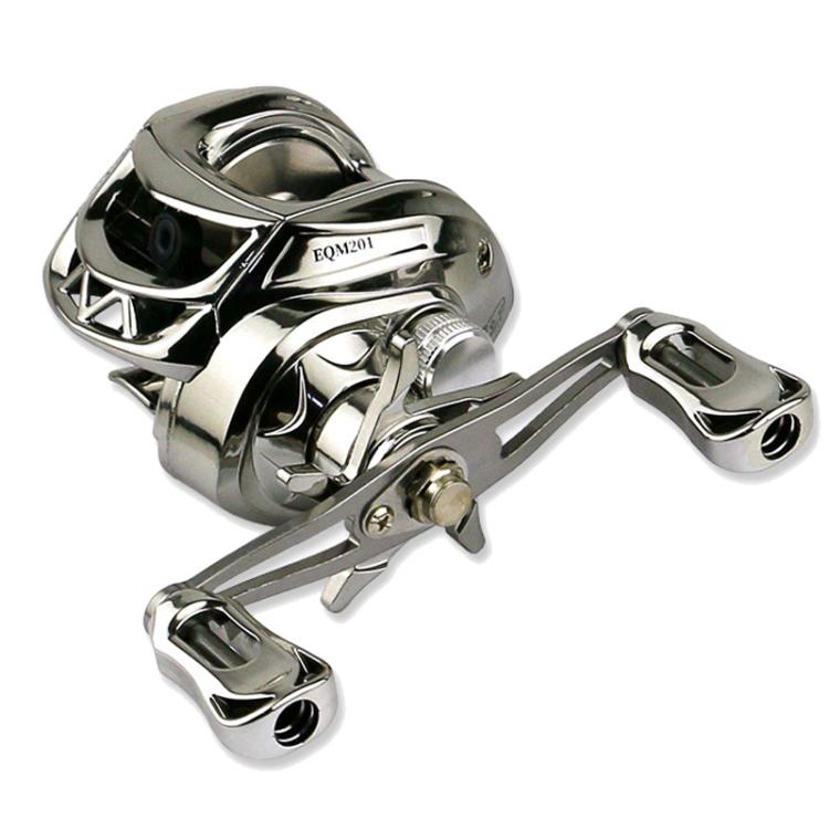 YUMOSH EQM201 Left Hand Baitcasting Fishing Reel 6.3:1 Gear Ratio with Magnetic Brake System, 12-Setting Adjustable by YUMOSH