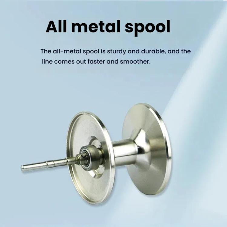 YUMOSH EQM200 Right Hand Baitcasting Fishing Reel 6.3:1 Gear Ratio with Magnetic Brake System, 12-Setting Adjustable by YUMOSH