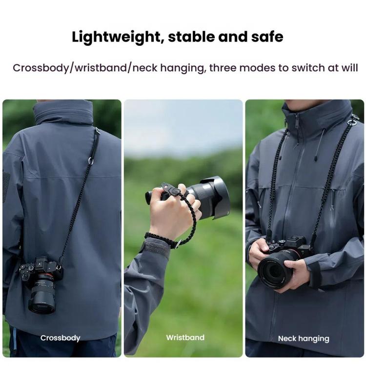 Cwatcun D178 Universal Camera Strap Hand-woven Comfortable Pressure-reducing Portable SLR Camera Strap by Cwatcun