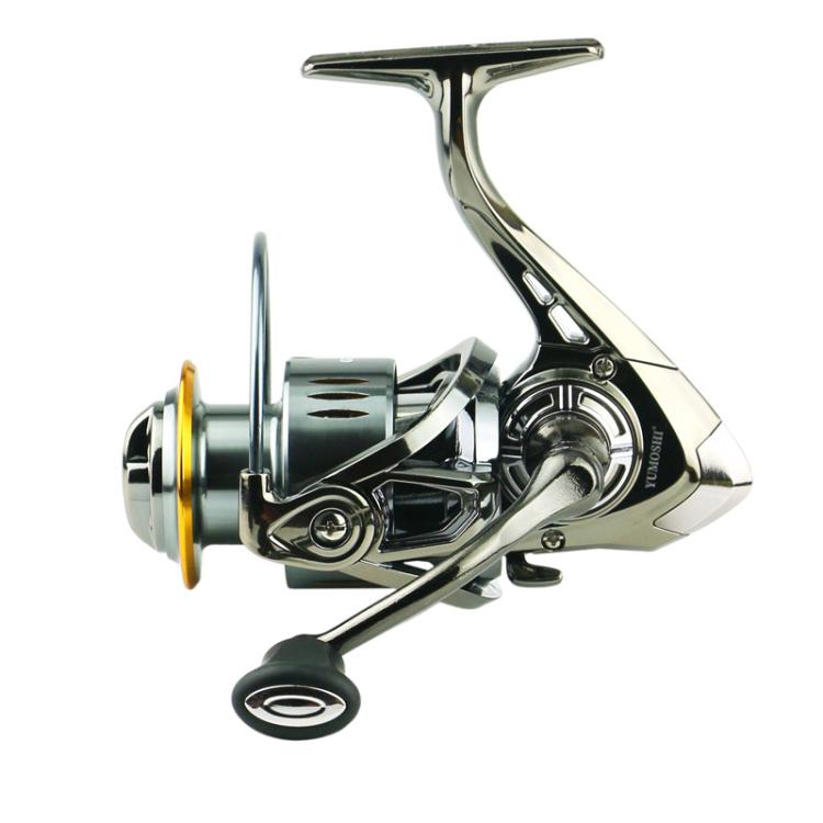 YUMOSHI SJ6000 Seamless Saltwater Spinning Fishing Reel Full Metal Spool 5.2:1 Gear Ratio by YUMOSHI