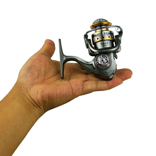 YUMOSHI BZ800 Zero-Gap Mini Spinning Reel for Rock/Ice/Raft/Lure Fishing, 5.2:1 Gear Ratio by YUMOSHI