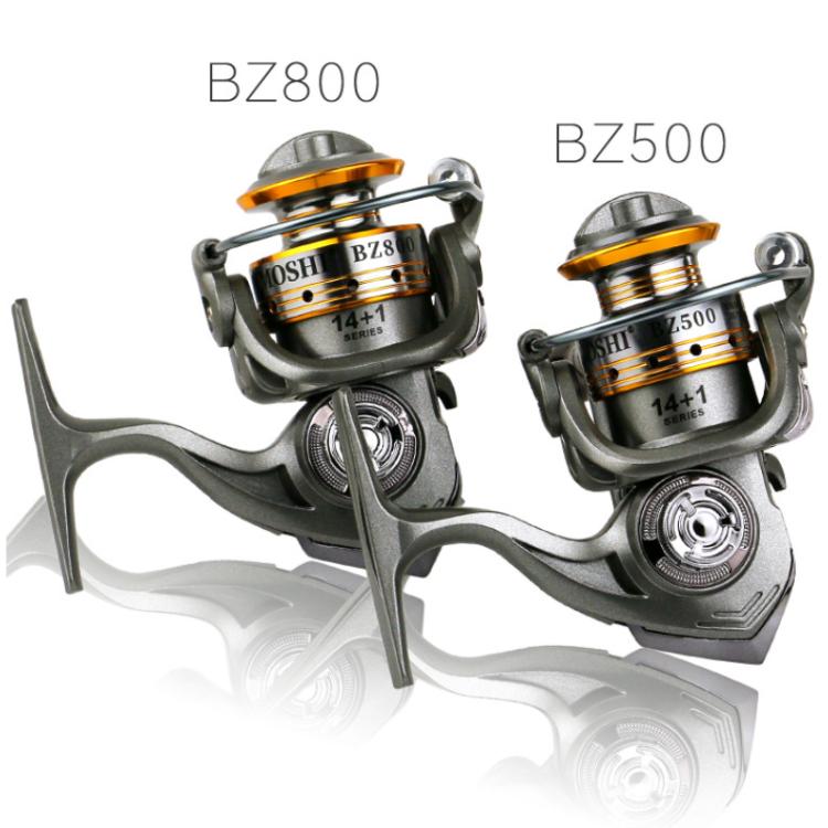 YUMOSHI BZ500 Zero-Gap Mini Spinning Reel for Rock/Ice/Raft/Lure Fishing, 5.2:1 Gear Ratio by YUMOSHI