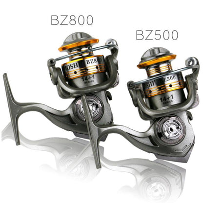 YUMOSHI BZ500 Zero-Gap Mini Spinning Reel for Rock/Ice/Raft/Lure Fishing, 5.2:1 Gear Ratio by YUMOSHI
