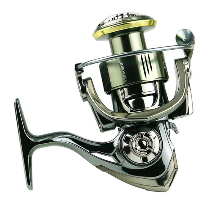 YUMOSHI SE2500 Dual Handle Zero-Gap Spinning Reel Balanced Anti-Shake Design, 5.2:1 Gear Ratio by YUMOSHI
