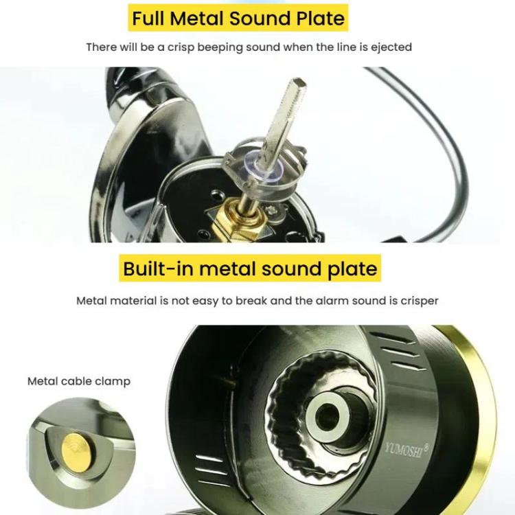 YUMOSHI SE3000 Dual Handle Zero-Gap Spinning Reel Balanced Anti-Shake Design, 5.2:1 Gear Ratio by YUMOSHI