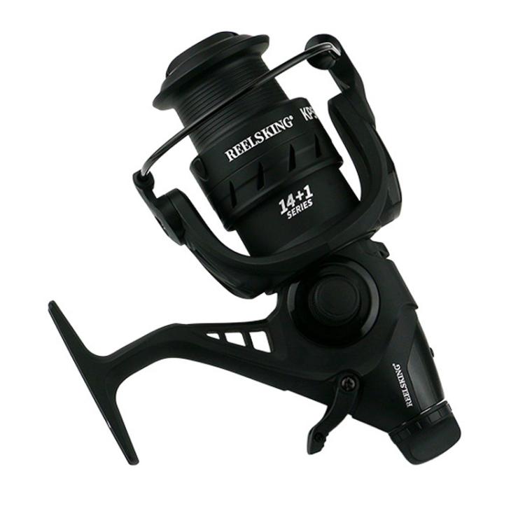 YUMOSHI KP4000 Dual Brake Fishing Reel Metal Shallow Spool & Zero-Gap Design for Long Casting by YUMOSHI