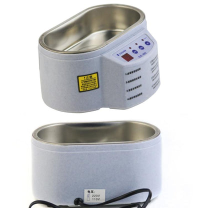 SUNSHINE 968 Mini Jewellery Glasses Cleaner Ultrasonic Cleaner EU Plug by SUNSHINE