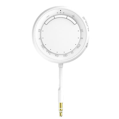 2-in-1 Bluetooth 5.4 Audio Adapter with Qualcomm Chip Low Latency Wireless Transmitter/Receiver for Car/Home(White) by bashfashion