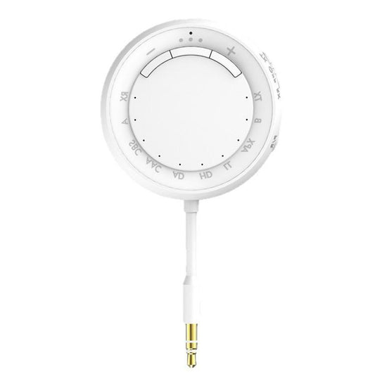 2-in-1 Bluetooth 5.4 Audio Adapter with Qualcomm Chip Low Latency Wireless Transmitter/Receiver for Car/Home(White) by bashfashion