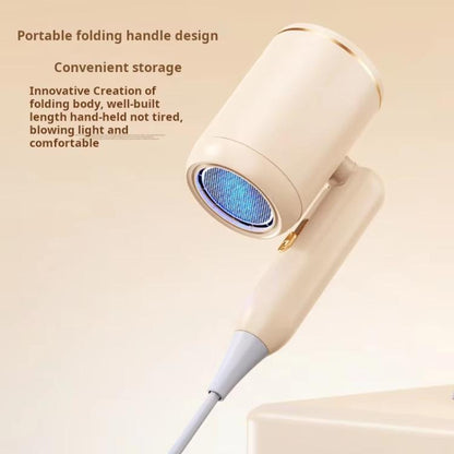 800-1200W High-Speed Hair Dryer with Blue Light Care Foldable & Portable for Travel UK Plug(Khaki) by bashfashion