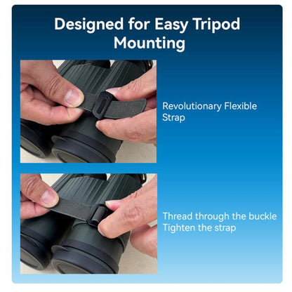 APEXEL BinoClamp Pro Quick-Release Binocular Mount Kit 360-degree Swivel Aluminum Binocular Holder by APEXEL