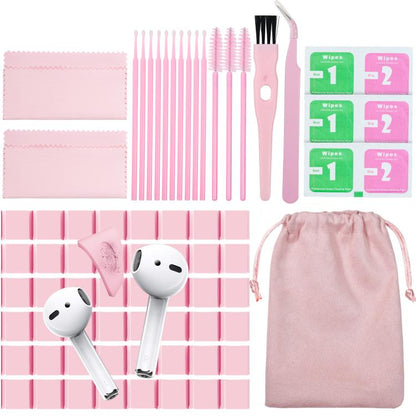 AhaStyle PT178 Earphone Cleaning Kit Keyboard Tablet Electronic Cleaning Tools(Pink) by AhaStyle