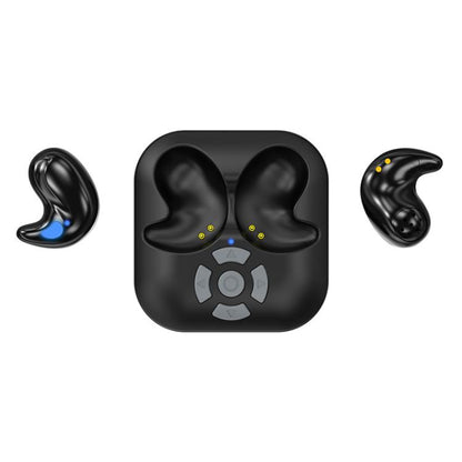 Bluetooth Sleep Earphones Video Like Remote Control E-book Page Turner(Skin Color) by bashfashion