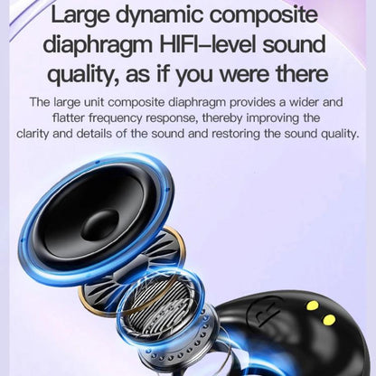 Bluetooth Sleep Earphones Video Like Remote Control E-book Page Turner(Skin Color) by bashfashion