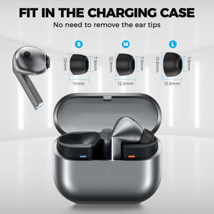 For Samsung Galaxy Buds3 Pro AhaStyle WG168 Memory Foam Anti-Slip Anti-Loss Earplug Cap, Size: S+M+L by AhaStyle