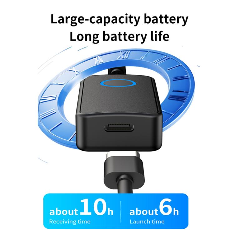 2-In-1 Bluetooth 5.4 Audio Adapter Transmitter/Receiver 3.5mm AUX For Car/TV/Headphones by bashfashion