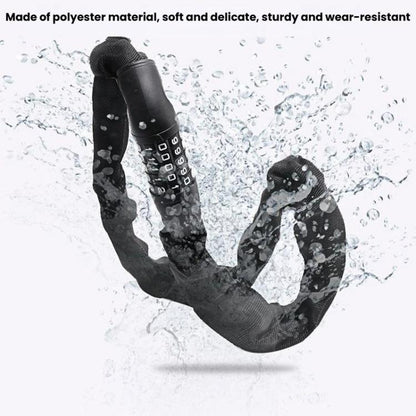 105cm Bicycle Chain Lock 5 Digit Combination Lock(Black) by bashfashion