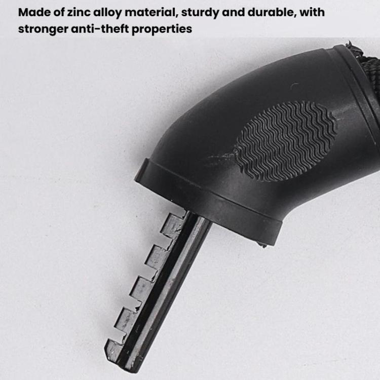 105cm Bicycle Chain Lock 5 Digit Combination Lock(Black) by bashfashion