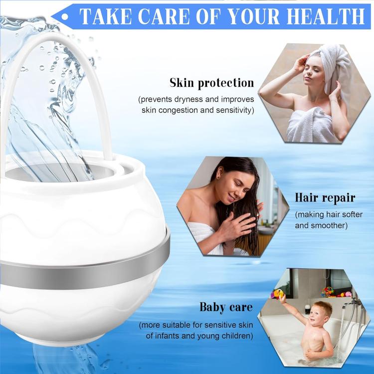 Universal Bathtub Faucet Water Filter No Drill Hang-On Bath Shower Purifier,(White) by bashfashion
