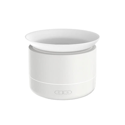 200ml Sea of Clouds Aroma Diffuser Essential Oil Humidifier with 7-Color Mood Lights USB-Powered, Color: White by bashfashion