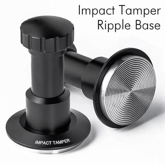 51mm Adjustable Impact Coffee Tamper with Threaded Base Spring-Loaded Espresso Tamper Tool by bashfashion
