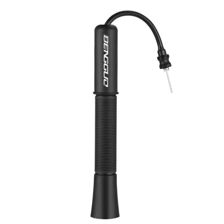 Ball Hose Inflator Portable Bicycle Pump(Black) by bashfashion