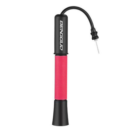 Ball Hose Inflator Portable Bicycle Pump(Black Red) by bashfashion