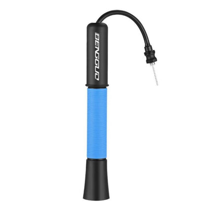 Ball Hose Inflator Portable Bicycle Pump(Black Blue) by bashfashion