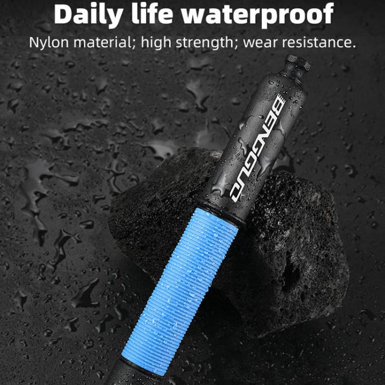 Ball Hose Inflator Portable Bicycle Pump(Black) by bashfashion