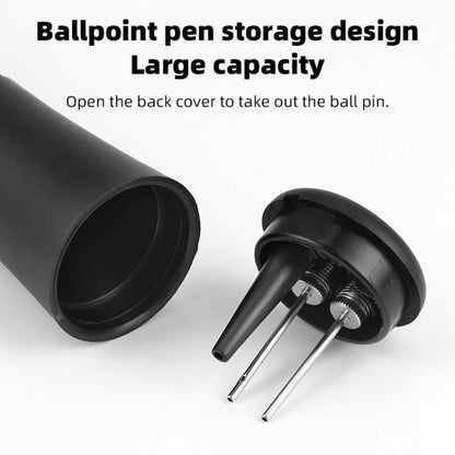Ball Hose Inflator Portable Bicycle Pump(Black Blue) by bashfashion