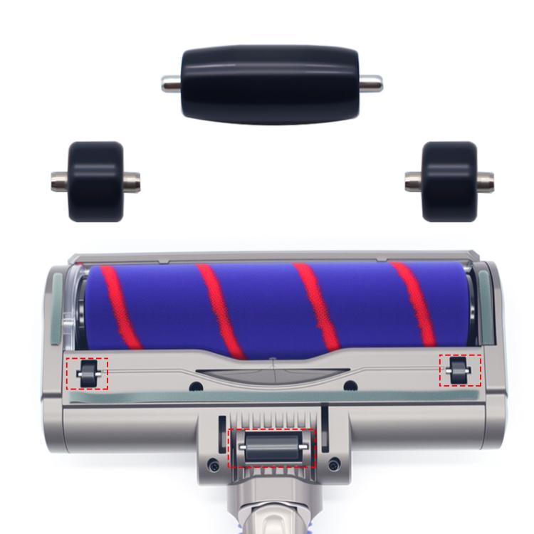 Rollers Shaft Wheels Kit For Dyson V15/V11/V10/V8/V7/G5/V6/DC58 Direct-Drive Head Soft Roller Brush by bashfashion