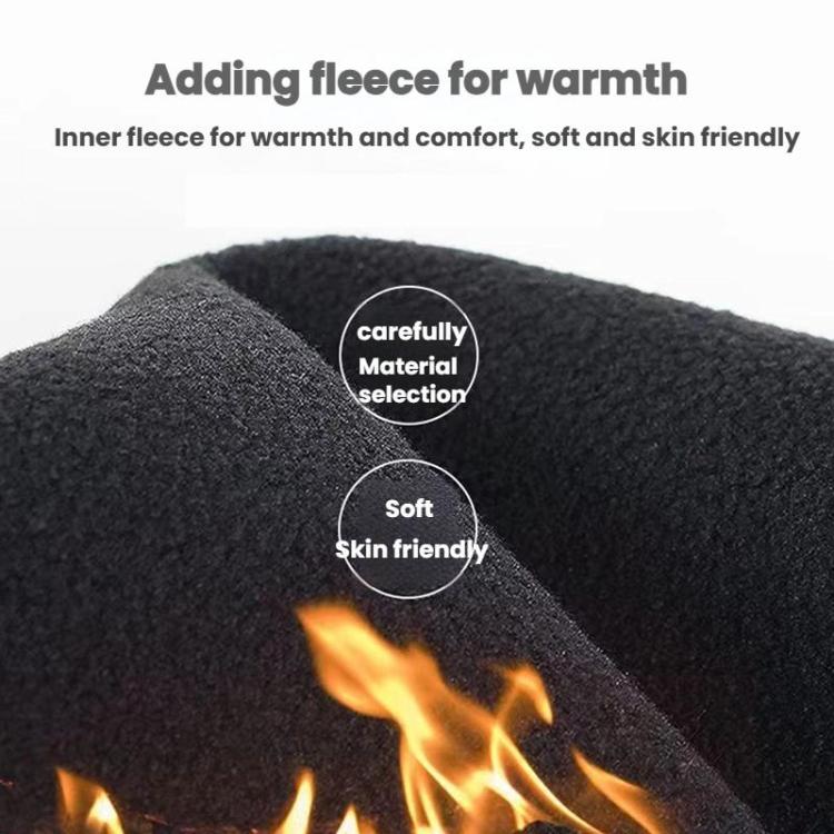 Outdoor Fleece-Lined Non-Slip Warm Cycling Touchscreen Gloves(Heather Gray) by bashfashion