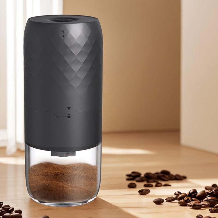Portable Electric Coffee Grinder with 40 Adjustable Settings Rechargeable USB-C Ceramic Burr Mill(Black) by bashfashion