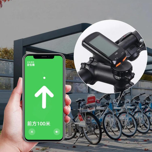 Bicycle Headset Mount For AirTag, Garmin, Wahoo, Bryton, iGPSPORT, Magene, XOSS & More Bike Computer Holder(Black)