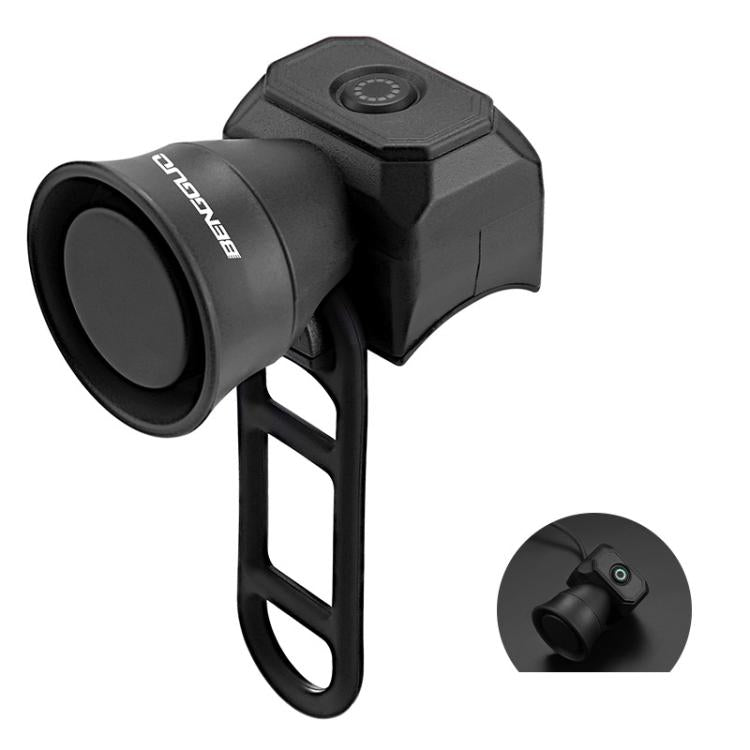 BENGGUO Bicycle Electronic Bell Mini Waterproof Cycling Equipment, Color: Charging Black by BENGGUO
